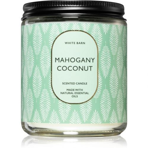 Bath & Body Works Mahogany Coconut vonná svíčka I. 198 g