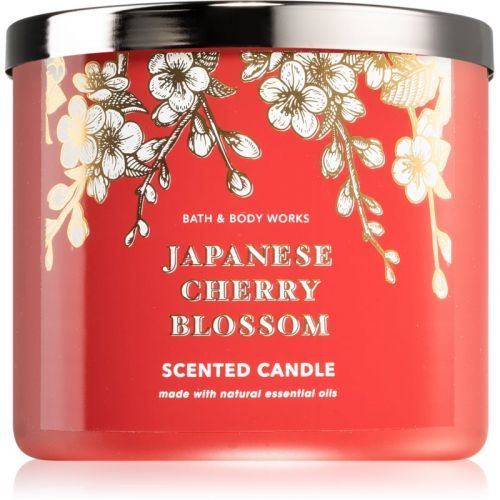 Bath & Body Works Japanese Cherry Blossom vonná svíčka III. 411 g