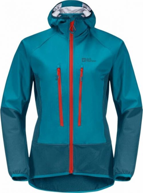 Jack Wolfskin Outdoorová mikina Alpspitze Hoody W Freshwater Blue M