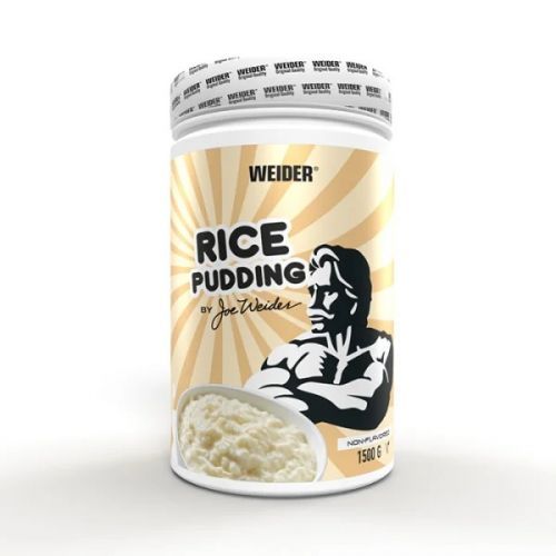 Weider Rice Pudding 1500g, rýžová mouka pro přípravu pudingu, Bez příchutě