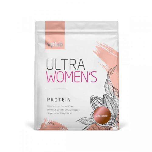 VPLab Ultra Womens Protein 500 g, syrovátkový koncentrát s CLA, L-karnitinem a kyselinou hyaluronovou, Čokoláda