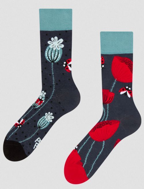 Veselé ponožky Dedoles Berušky a vlčí máky (GMRS208) M