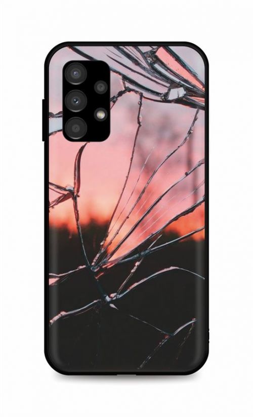 Kryt TopQ LUXURY Samsung A13 pevný Pink Broken 85140