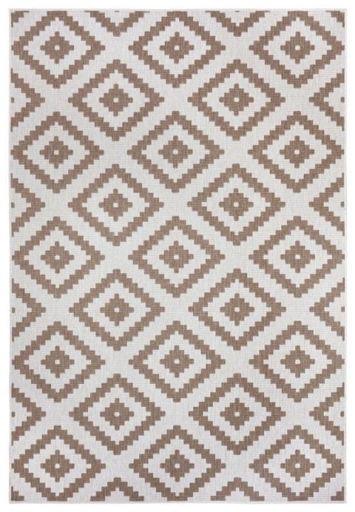 NORTHRUGS - Hanse Home koberce Kusový koberec Twin-Wendeteppiche 105460 Linen - 240x340 cm Béžová