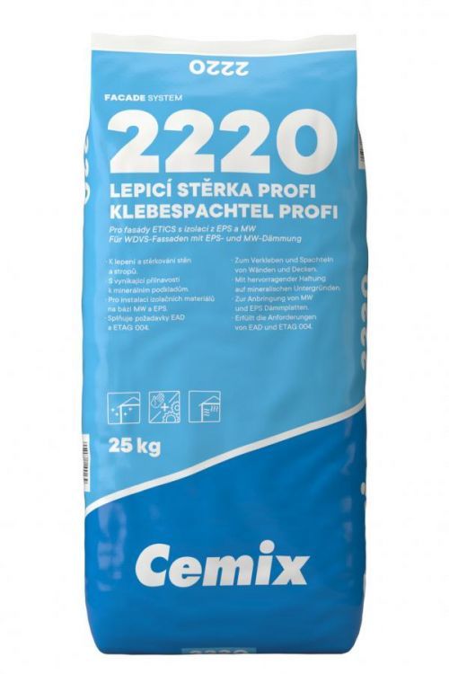 Stěrka lepicí Cemix 2220 PROFI 25 kg