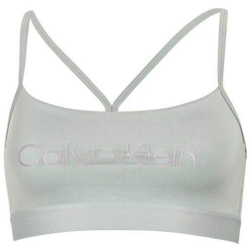 Calvin Klein LOW SUPPORT SPORTS BRA Dámská sportovní podprsenka, světle modrá, velikost S