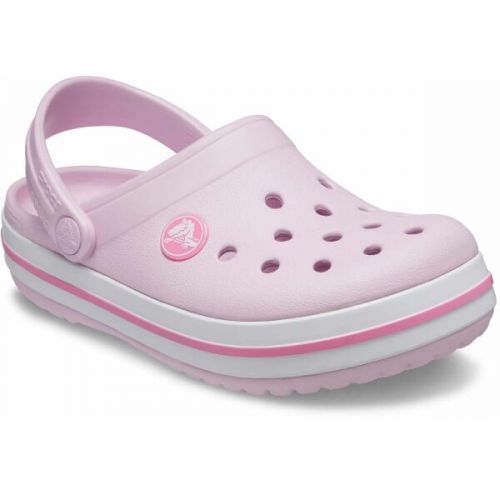 Crocs CROCBAND CLOG K Dětské nazouváky, růžová, velikost 33/34