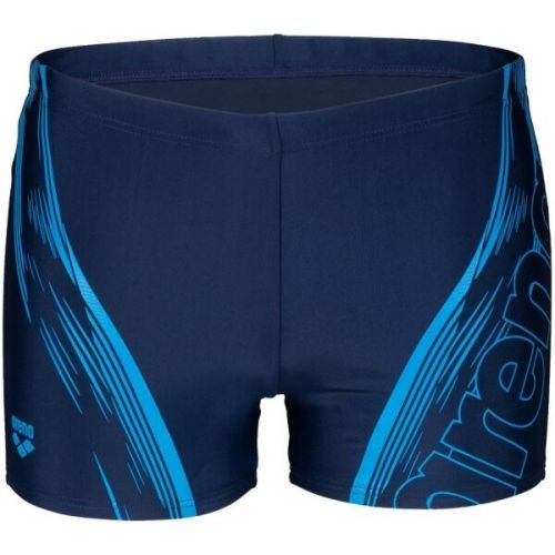 Arena SWIM SHORT GRAPHIC Pánské nohavičkové plavky, tmavě modrá, velikost XXL