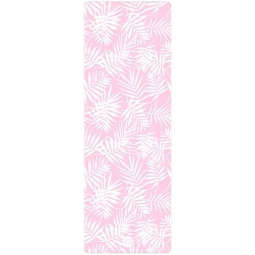 YOGGYS LARGE TOWEL PINK TROPICAL Ručník na jógu, růžová, velikost UNI