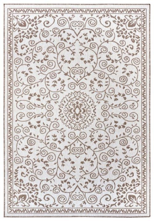 NORTHRUGS - Hanse Home koberce Kusový koberec Twin Supreme 105451 Leyte Linen - 80x150 cm Hnědá