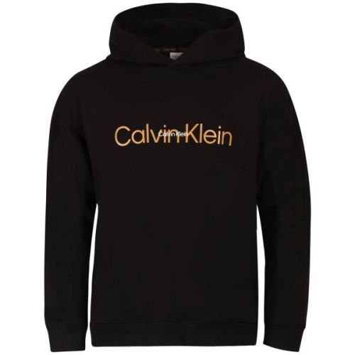 Calvin Klein EMB ICON HOL LOUNGE-L/S HOODIE Pánská mikina, černá, velikost L