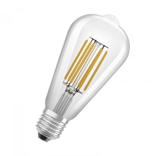 OSRAM LED Rustika E27 ST64 4W 840lm 830 čirá, sklo, E27, 4W, Energetická třída: A, P: 14 cm