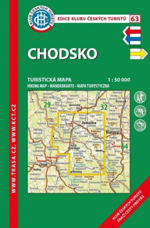 KČT 63 Chodsko 1:50 000 / 7.vydání 2021