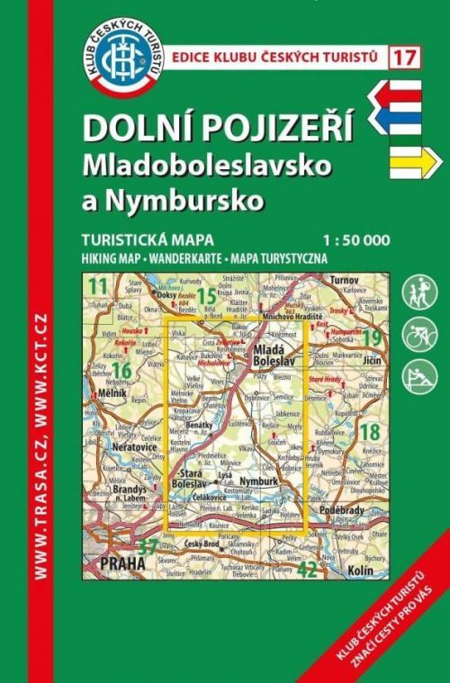 KČT 17 Dolní Pojizeří, Mladoboleslavsko / turistická mapa - Zdeněk Štipl