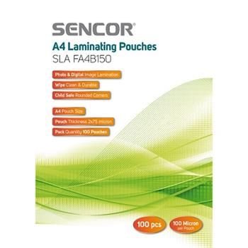 Laminovací fólie Sencor SLA FA4B150, A4, 100ks
