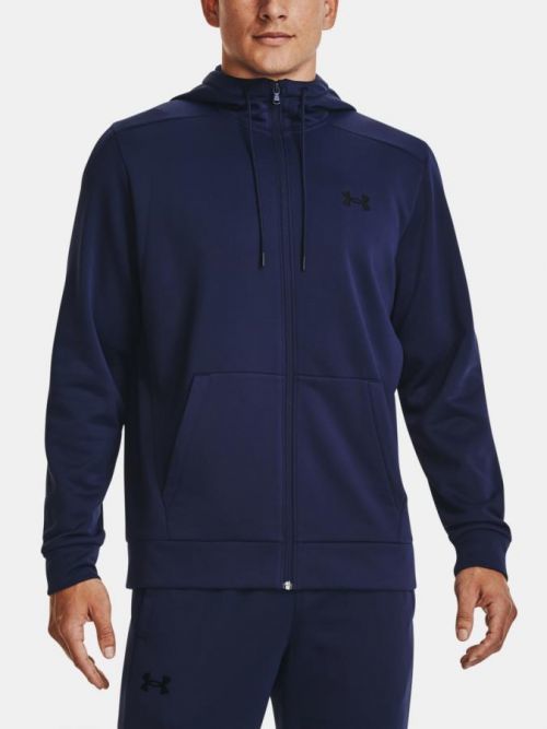 Under Armour Mikina UA Armour Fleece FZ Hoodie-NVY - Pánské