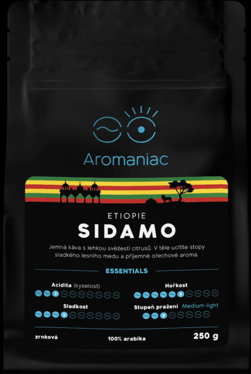 Aromaniac Etiopie Sidamo, zrnková 250 g