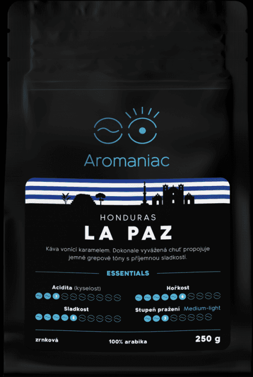 Aromaniac Honduras La Paz, zrnková 250 g