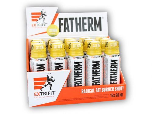 Extrifit Fatherm Shot 15 x 90ml Varianta: černý rybíz