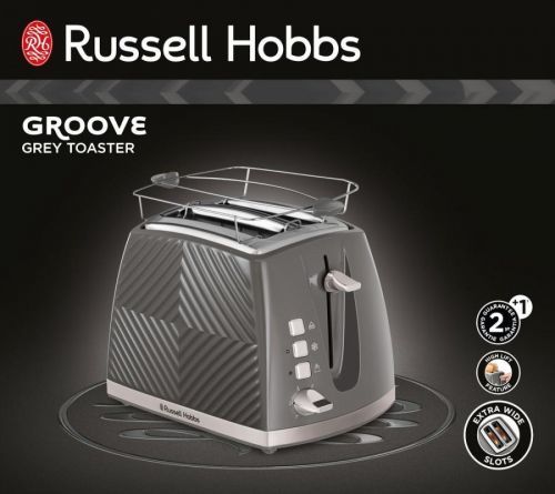 Russell Hobbs topinkovač Groove Grey 26392-56