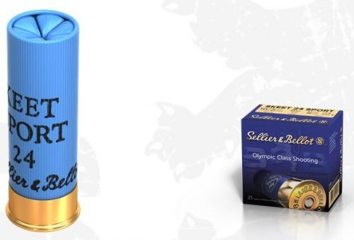 Brokové náboje Skeet 24 Sport Sellier & Bellot® / 16/70 / 24 g / 25 ks (Barva: Modrá)