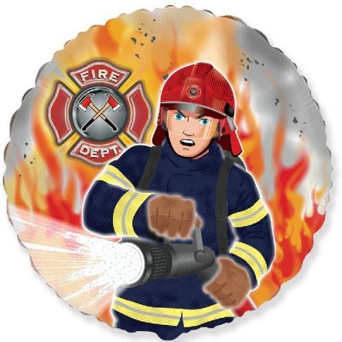 Balónek fóliový Hasič 46 cm