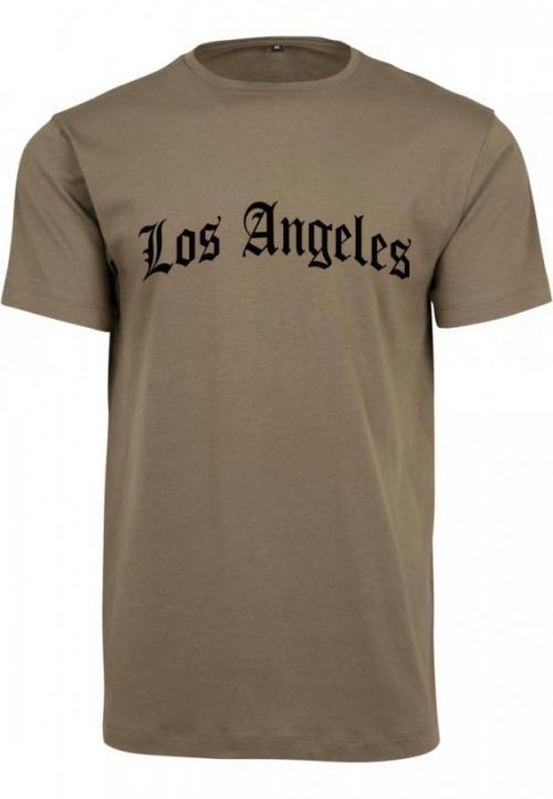 Los Angeles Wording Tee - olive L