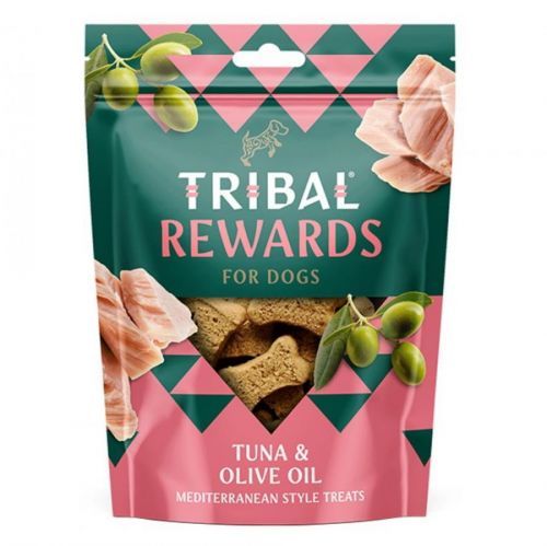 TRIBAL Rewards Tuna & Olive Oil pamlsek pro psy 125 g