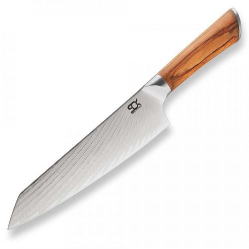 Nůž šéfkuchaře SOK OLIVE SUNSHINE DAMASCUS Dellinger 19,5 cm