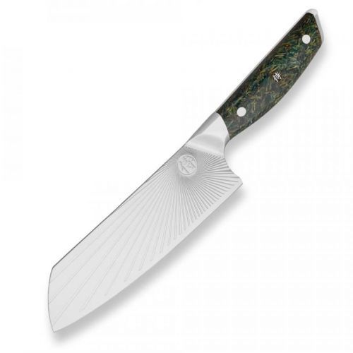 Santoku nůž SANDVIK GREEN NORTHERN SUN Dellinger 18,5 cm