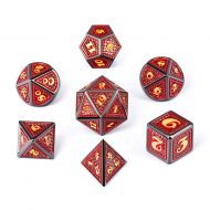 Dice Habit Metal & Enamel Dice Set Spellbound (7)