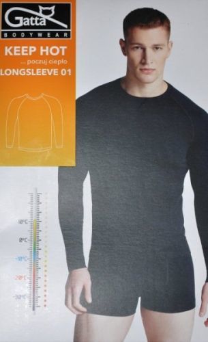 Gatta 43027 Keep Hot Longsleeve Men Pánská košilka XXL black