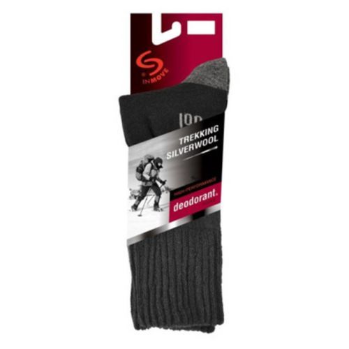 Ponožky TREKKING SILVERWOOL - černá - 41-43