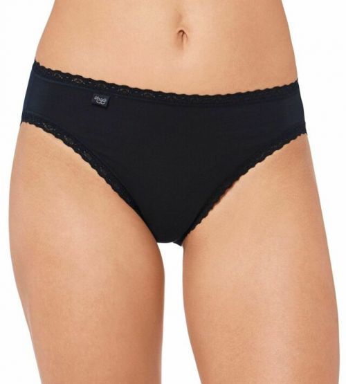 Dámské kalhotky sloggi 24/7 Cotton Lace Tai - černé - SLOGGI - BLACK - 44