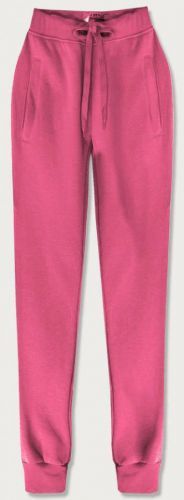 Růžové teplákové kalhoty (CK01-19) - S (36) - růžová