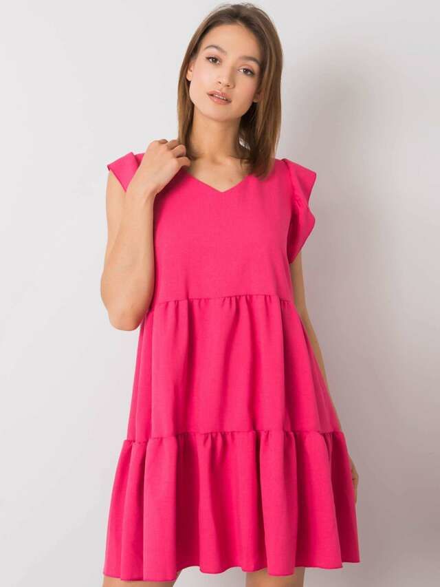 Dámské šaty WN - SK - 704.83 - Rue Paris - M - tmavě růžová