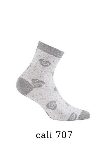Dámské vzorované ponožky Gatta Cottoline G 84.01N - 39-41 - pompei/odc.czerwonego