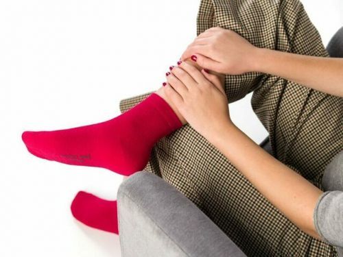 Dámské ponožky MERINO WOOL 130 - šedá - 35-37