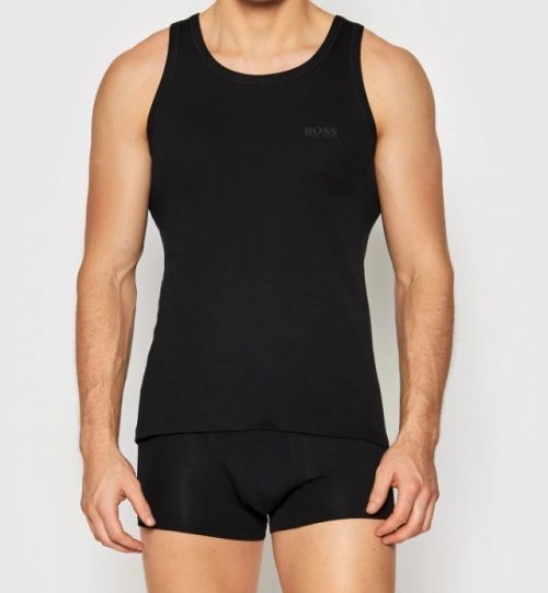 Pánský nátělník 50377696 001 černá Hugo Boss - M