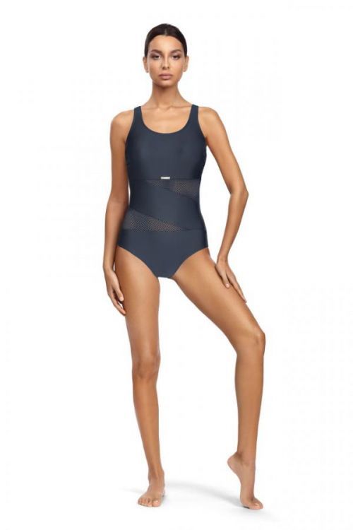 Dámské jednodílné plavky S36W Fashion sport - Self - XL - černá