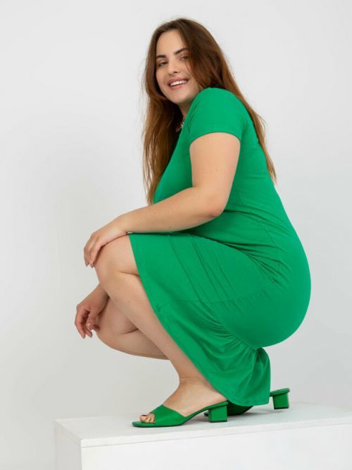 Dámské šaty SK-7912 - FPrice - one size - zelená