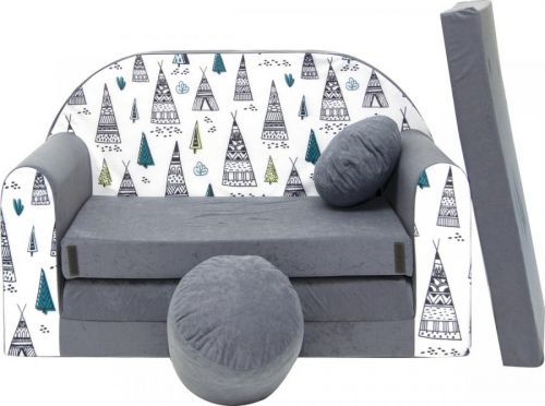 Ourbaby teepee sofa Pohovka Dvoumístná 34468