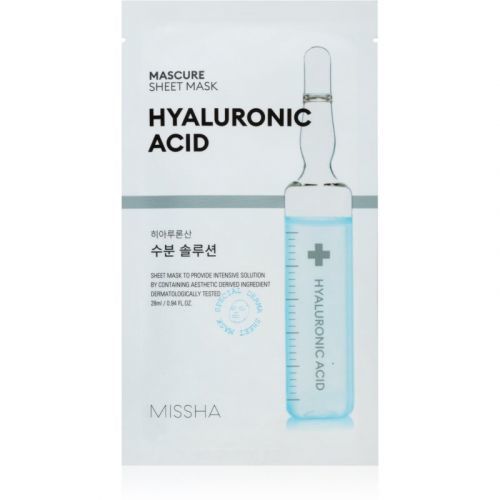 Missha Mascure Hyaluronic Acid hydratační plátýnková maska 28 ml