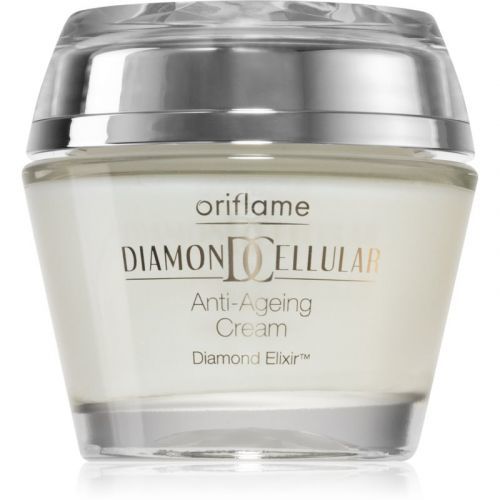 Oriflame Diamond Cellular Organic Mint & Raspberry zklidňující krém proti prvním známkám stárnutí pleti 50 ml
