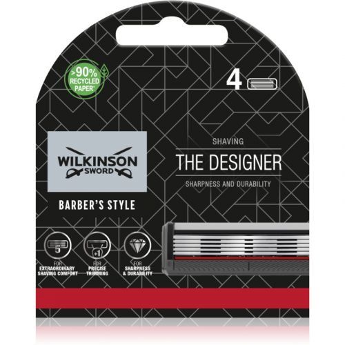Wilkinson Sword Barbers Style The Architect holicí strojek + 2 náhradní hlavice