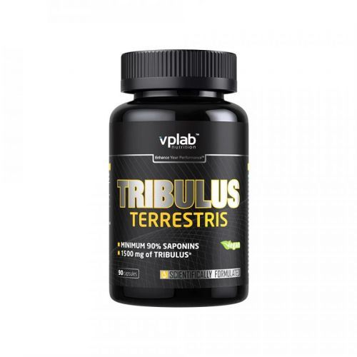 VPLab Tribulus Terrestris 90% Saponins 90 cps, rostlinný výtažek z kotvičníku zemního se zinkem