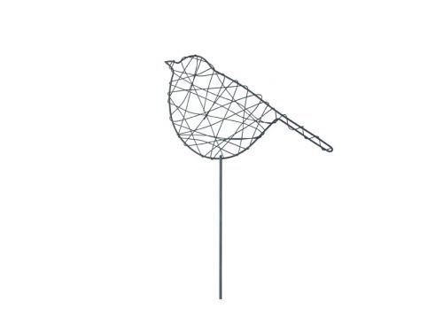 MFP 2221644 Zápich ptáček kov 47cm