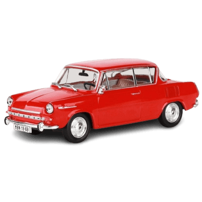 ABREX - Škoda 1100MBX (1969) 1:43 - Červená Oranžová