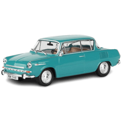 ABREX - Škoda 1100MBX (1969) 1:43 - Tyrkysová Světlá