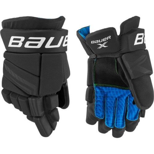 Bauer X GLOVE JR Dětské hokejové rukavice, černá, velikost 11